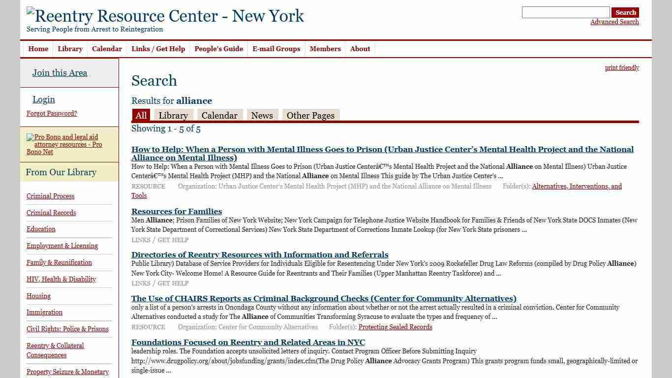 Search - Reentry Net